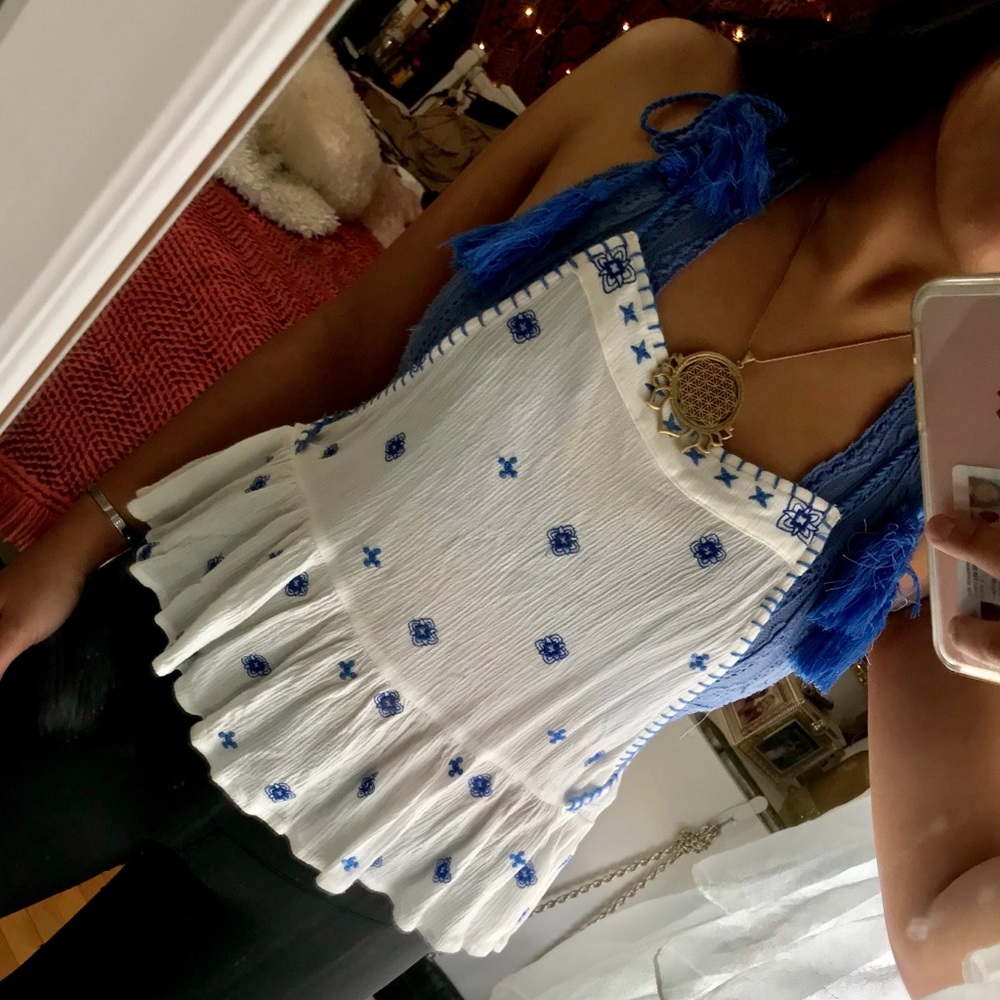 Forever 21 festival crop top